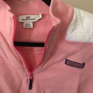Pink and White Vineyard Vines Shep Shirt